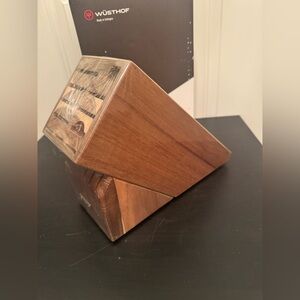 Wusthof 17 Slot Acacia Knife Block NEW